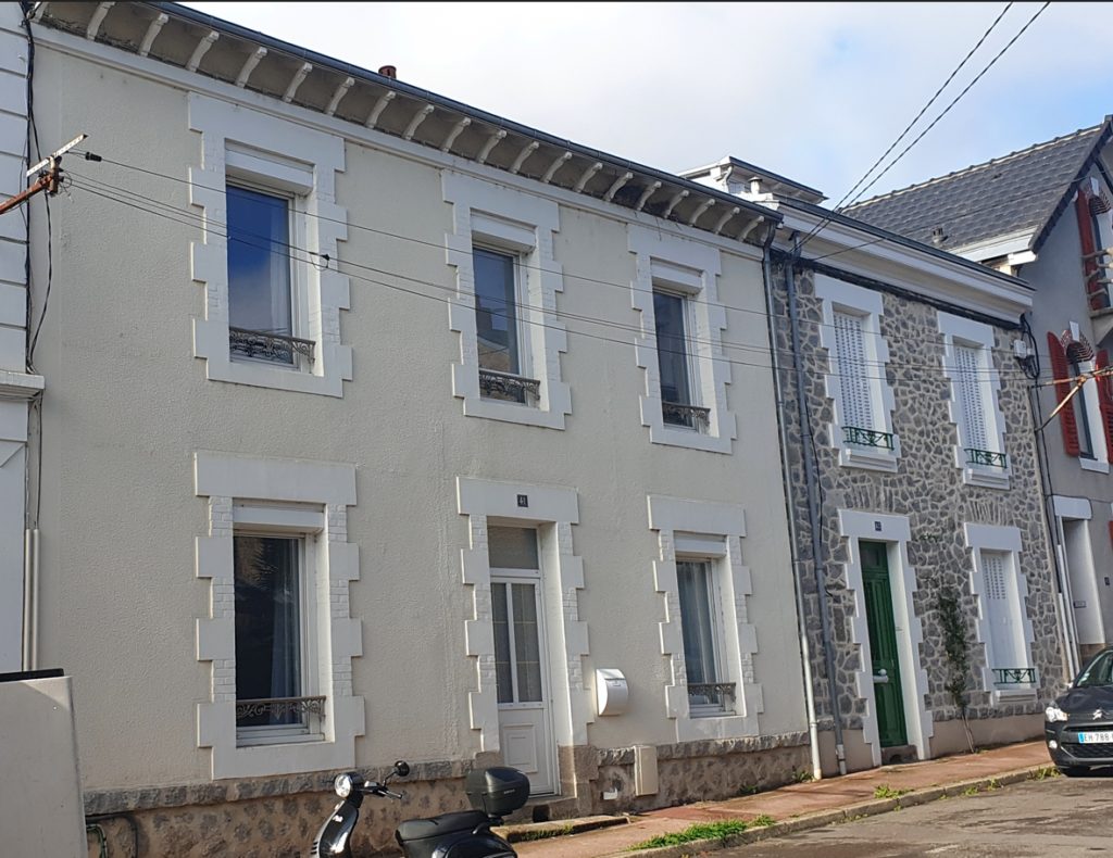 Façade de la maison à Limoges, rue Saint-Christophe
