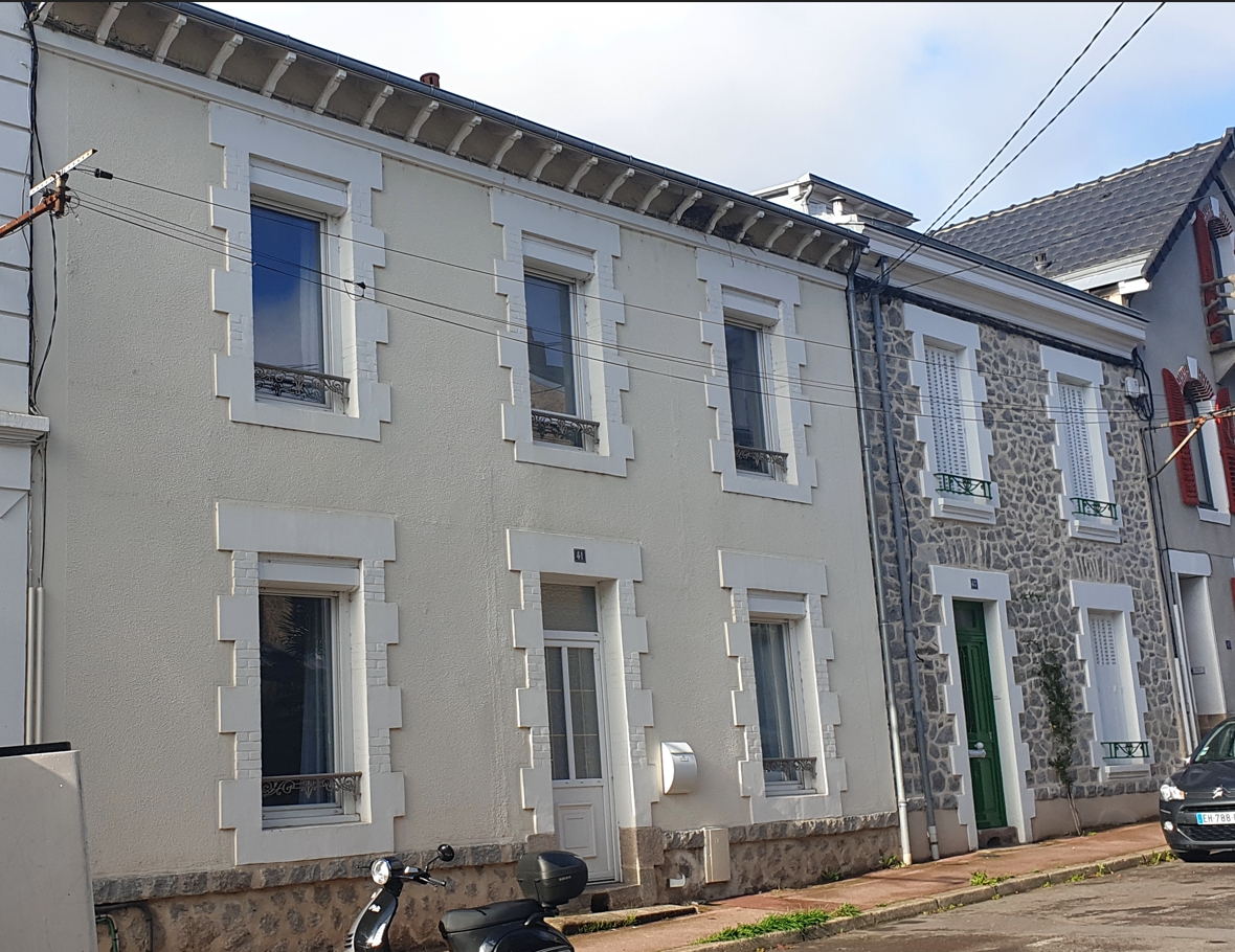 Façade de la maison à Limoges, rue Saint-Christophe